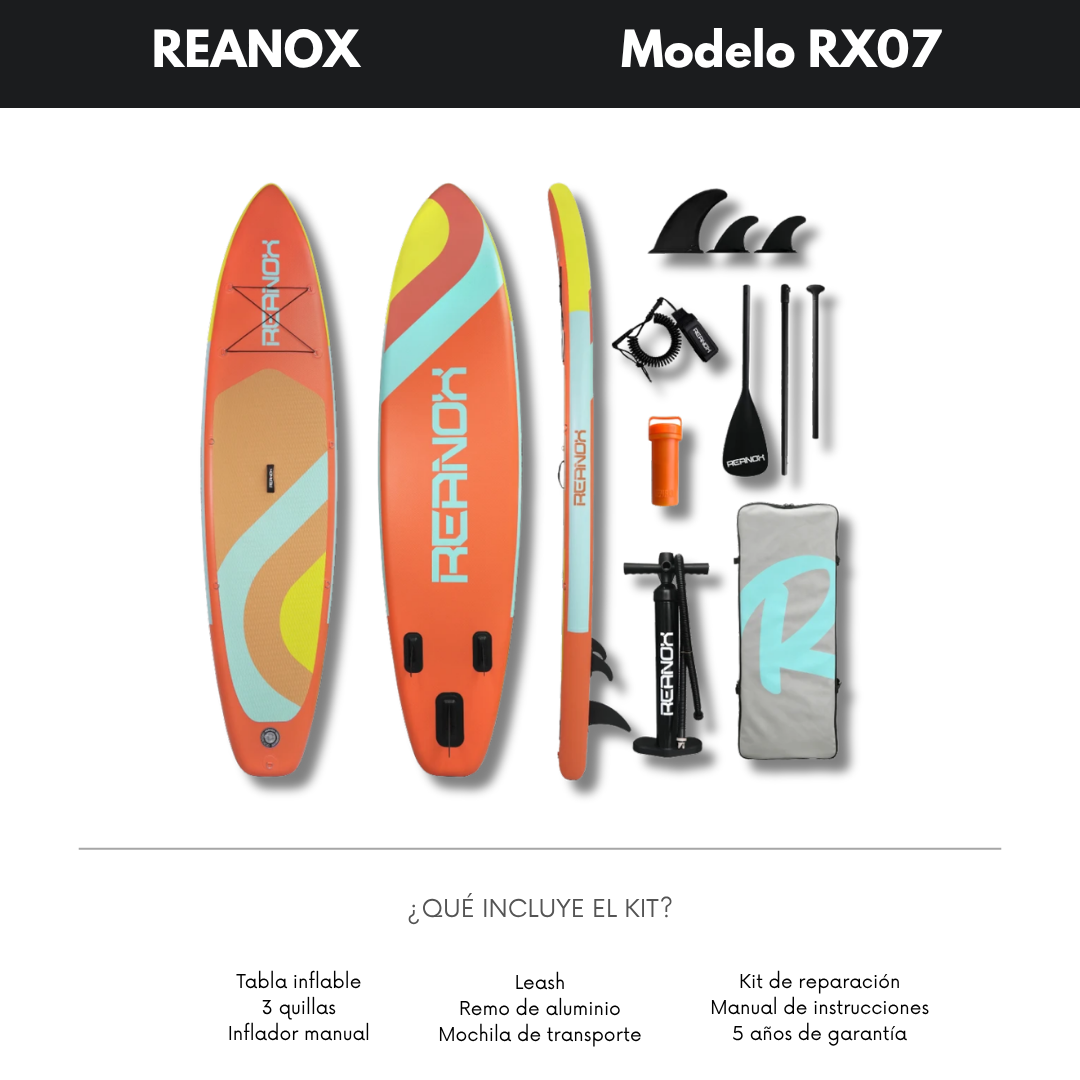 RX07 · 11’6” · SUP inflable · Utility