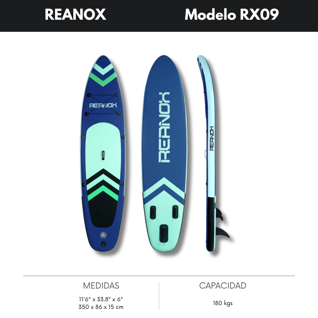 RX09 · 11’6” · SUP inflable · Utility
