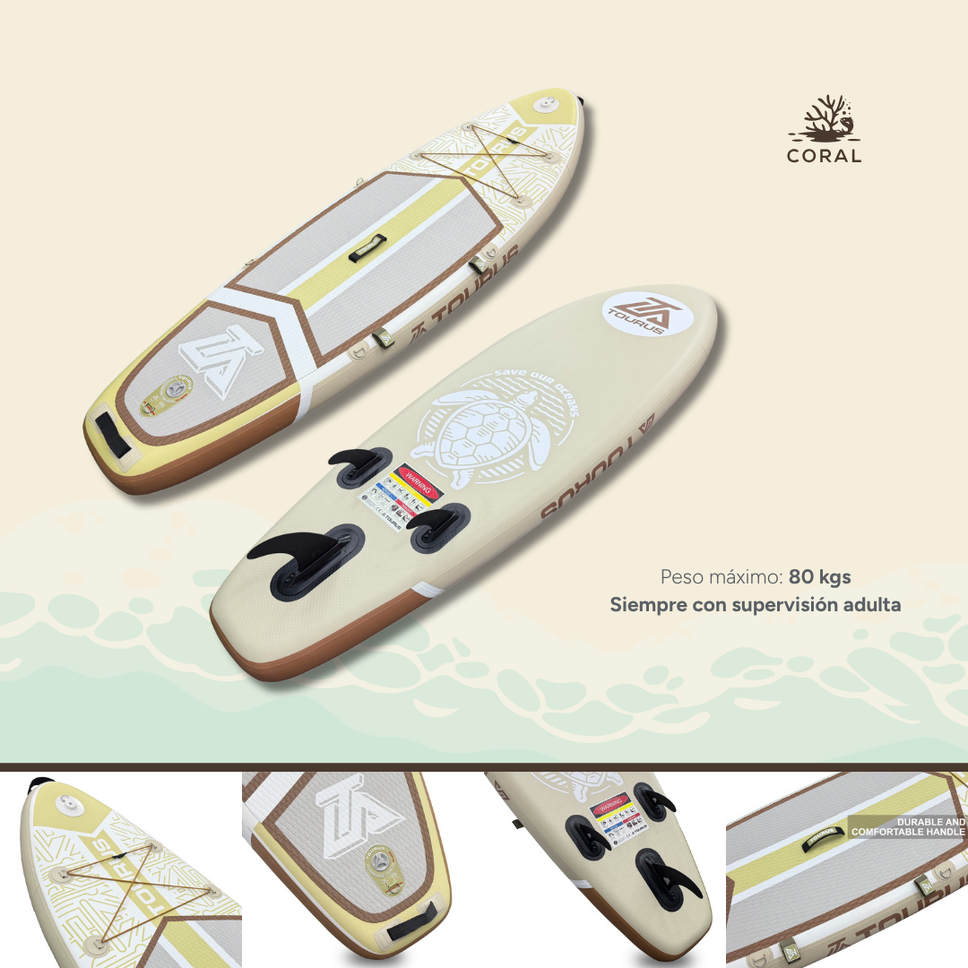 TIKI 8’ SUP inflable · Para niños y niñas