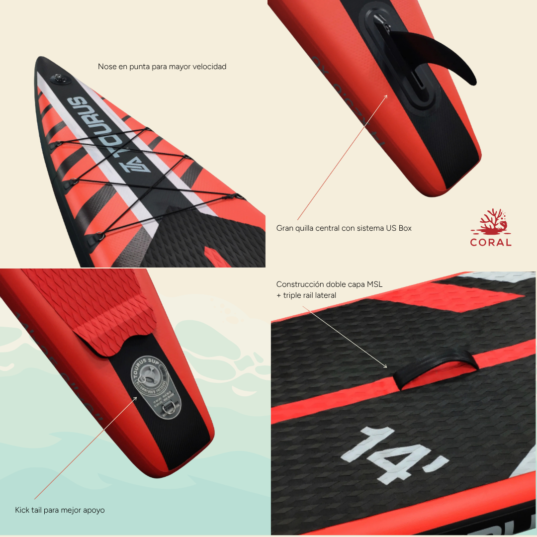NALU 14’ SUP inflable · Race · Competición y entrenamiento