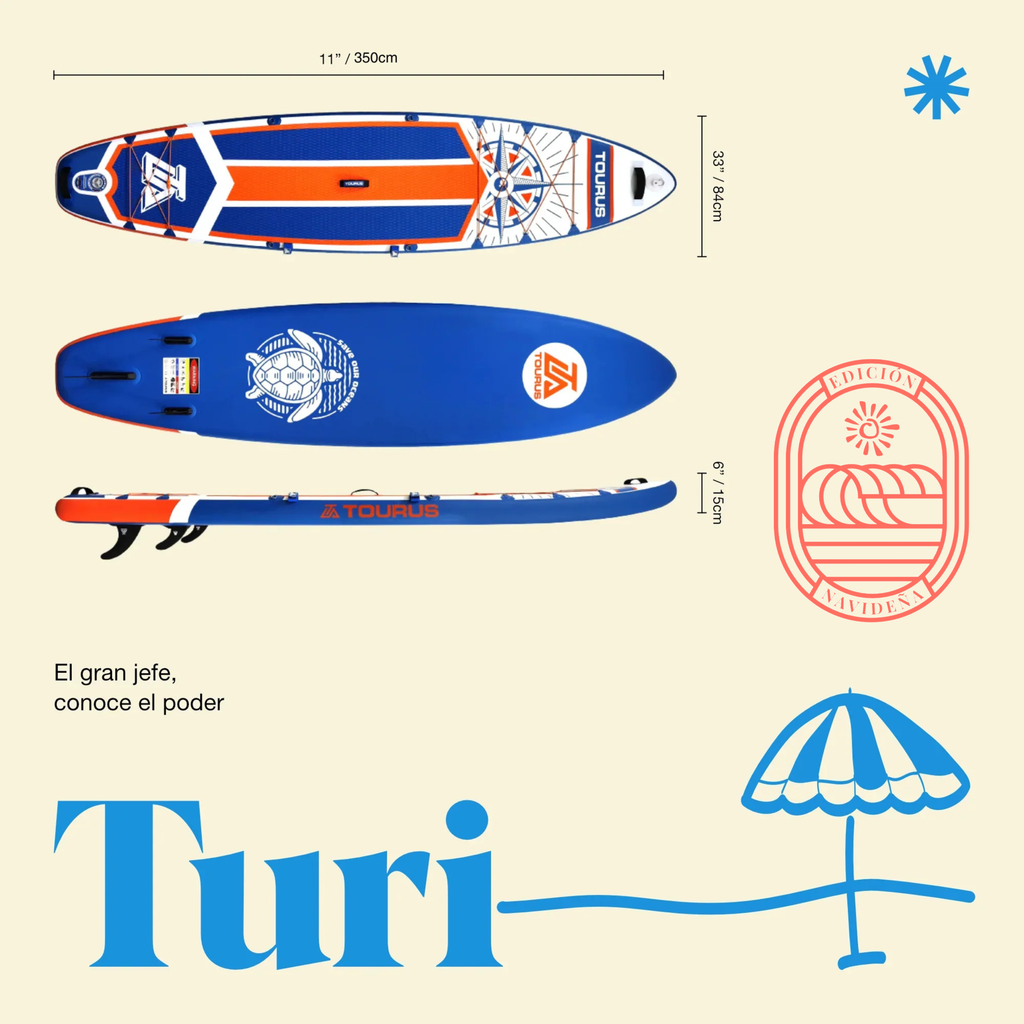 Turi - Tabla SUP inflable 11'6