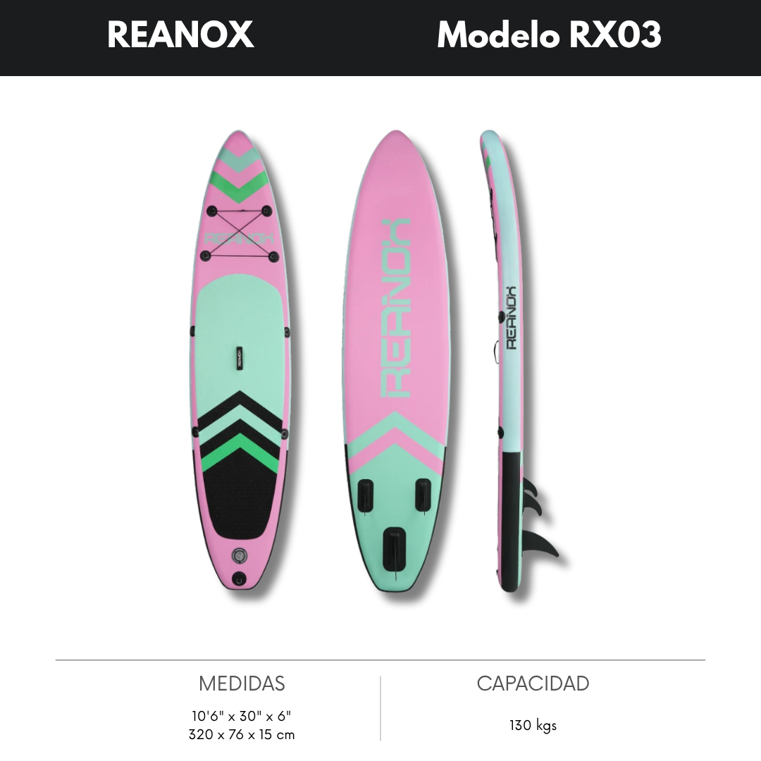 RX03 · 10’6” · SUP inflable · All-Round de acceso