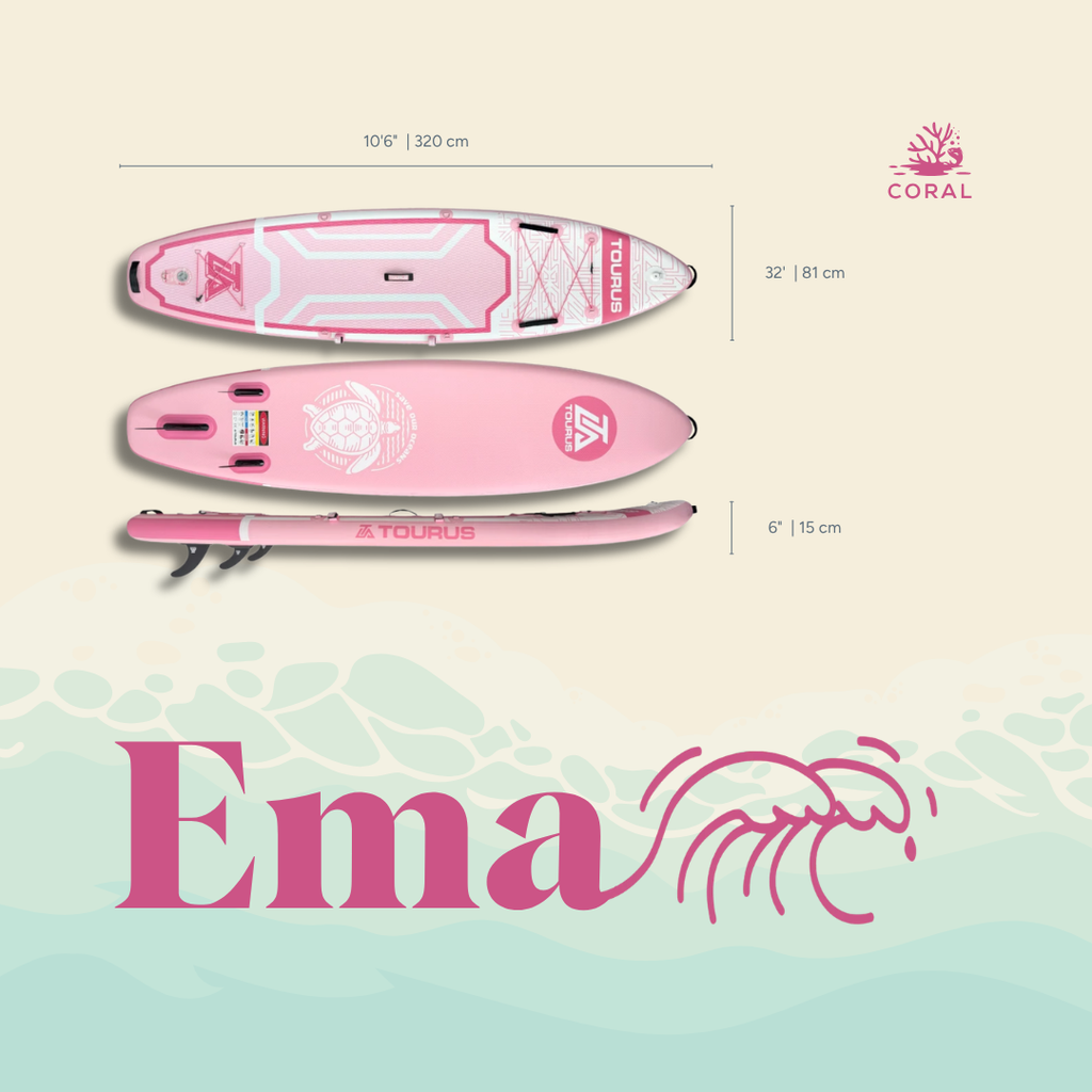 EMA 10’6” SUP inflable · All-Round compacta