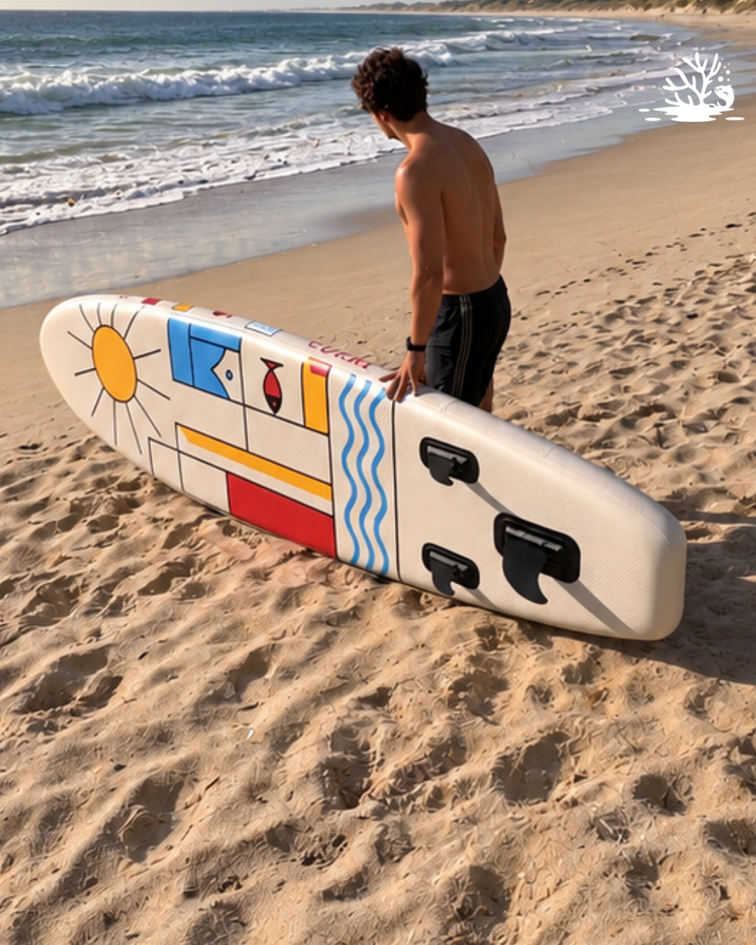 Preventa Coral SUR · Seña de reserva · SUP inflable 10’6" · All-Round compacta