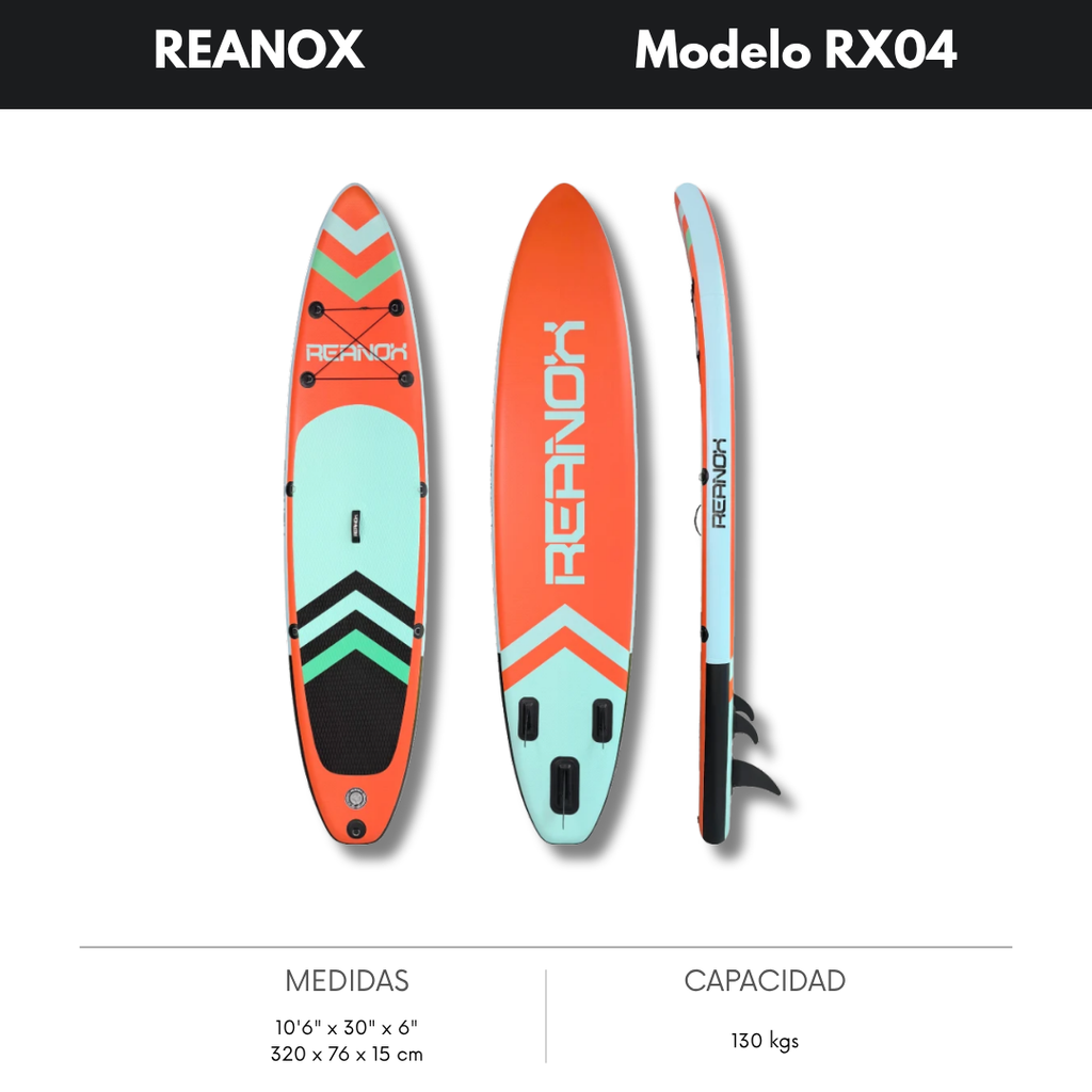 RX04 · 10’6” · SUP inflable · All-Round de acceso