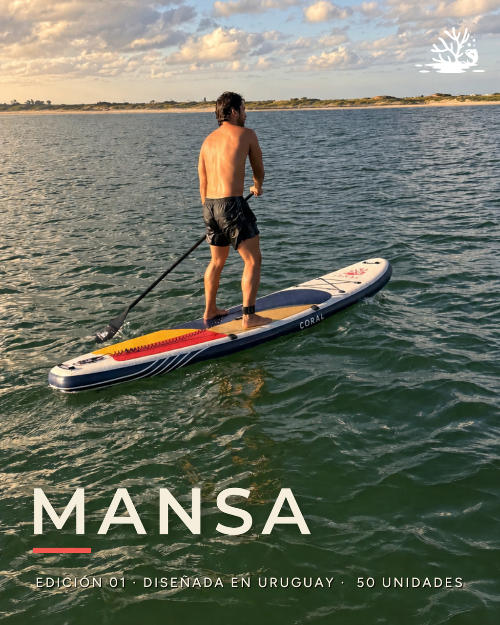 Preventa Coral MANSA · Seña de reserva · SUP inflable 11’ · All-Round versátil