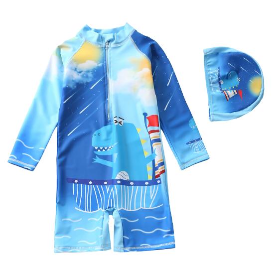 Onesie Dino con Gorra