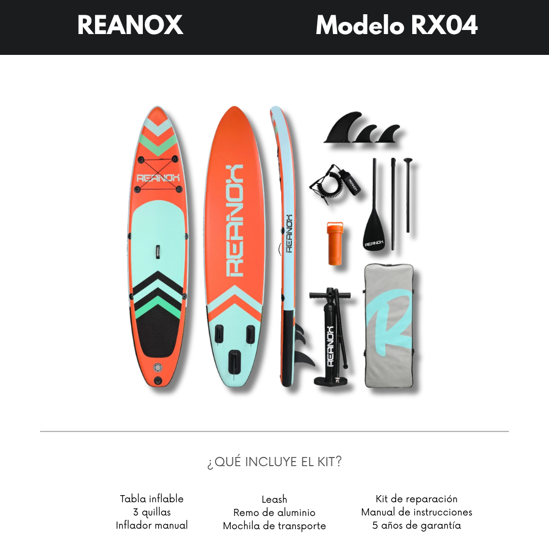 RX04 · 10’6” · SUP inflable · All-Round de acceso