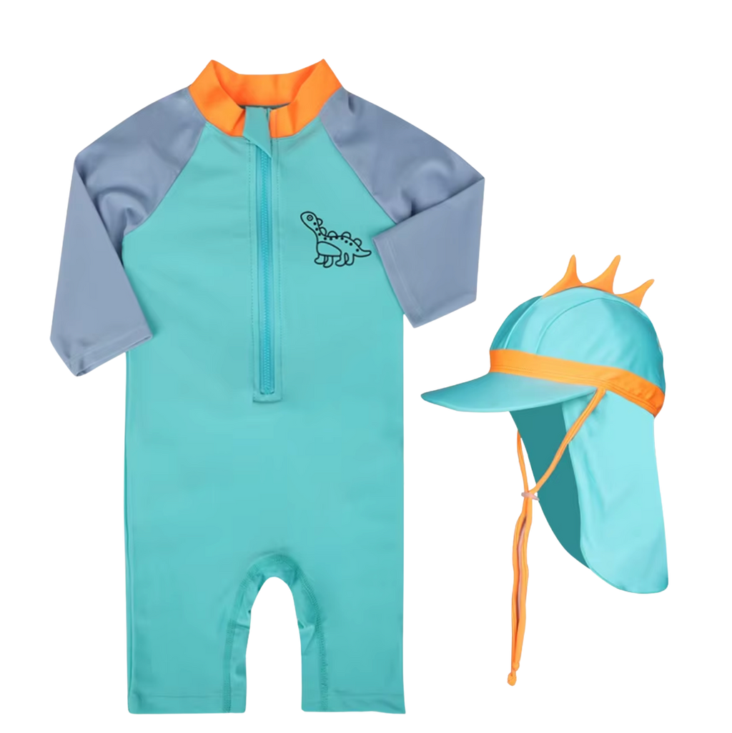 Onesie Dino con Sombrero